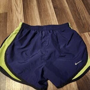 Nike  Athletic  Shorts Purple /Green Size XS